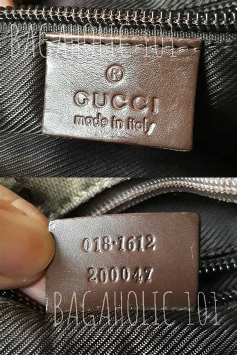 how to check Gucci serial number